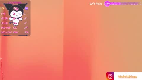 Snapshot of violettbloss chatting on October 3, 2025, 6:21 am Violeta online show from October 3, 2025, 6:21 am