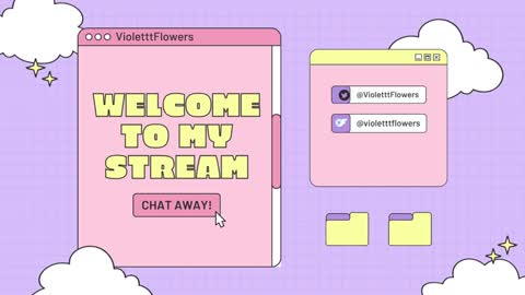 Snapshot of violetttflowers chatting on February 1, 2026, 1:59 am Violet Flowers online show from February 1, 2026, 1:59 am