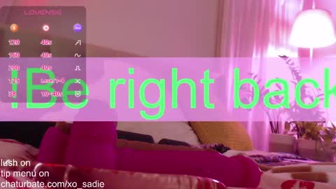 Snapshot of xo_sadie chatting on May 25, 2026, 5:46 am Xo Sadie online show from May 25, 2026, 5:46 am