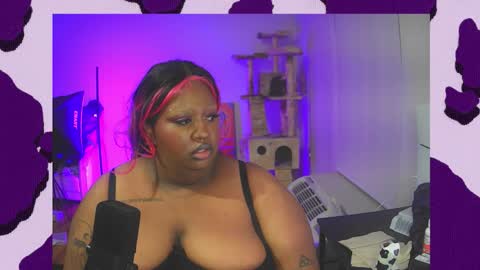 Snapshot of xxmoniquestarrxx chatting on February 8, 2026, 12:36 am Thee Baddest BBW online show from February 8, 2026, 12:36 am