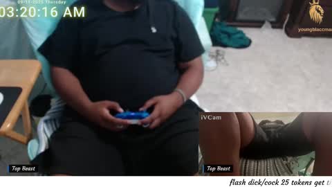 younblaccman6969 online show from September 11, 2025, 7:19 am