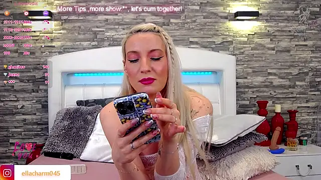 Ella Charm online show from February 23, 2025, 2:18 am