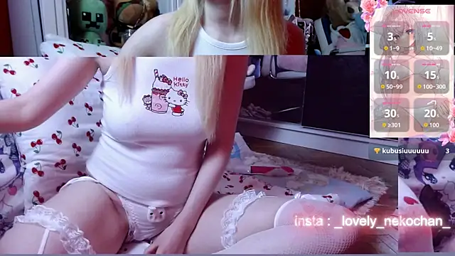 Snapshot of lovely_nekochan chatting on June 11, 2026, 12:43 am lovely nekochan online show from June 11, 2026, 12:43 am