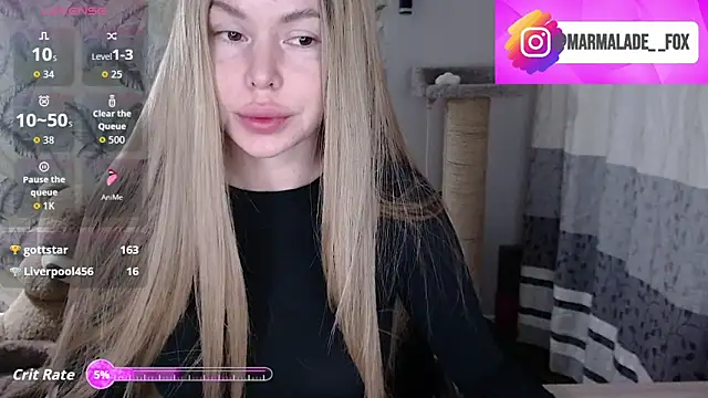 Marmalade Fox online show from March 1, 2026, 7:27 pm