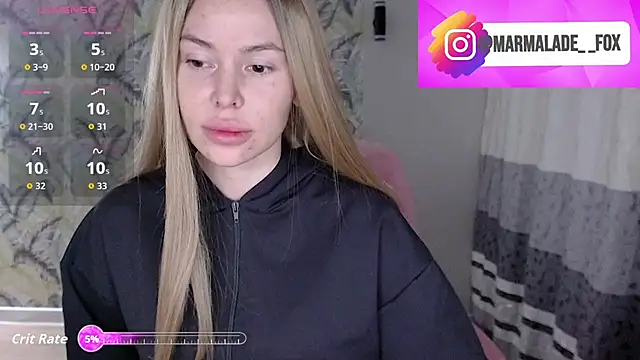 Marmalade Fox online show from April 9, 2026, 5:07 pm