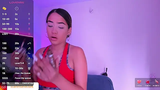 ScarlettAndClark online show from March 6, 2025, 9:09 pm