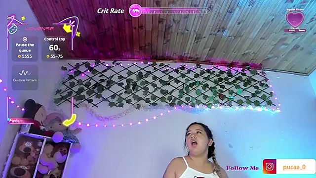 Snapshot of Pucaa_ chatting on July 17, 2026, 10:55 am Pucaa online show from July 17, 2026, 10:55 am