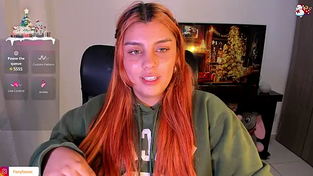 Snapshot of Fieryfenixx chatting on December 22, 2024, 5:01 am Fieryfenixx online show from December 22, 2024, 5:01 am