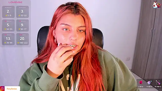 Snapshot of Fieryfenixx chatting on January 15, 2025, 5:40 am Fieryfenixx online show from January 15, 2025, 5:40 am