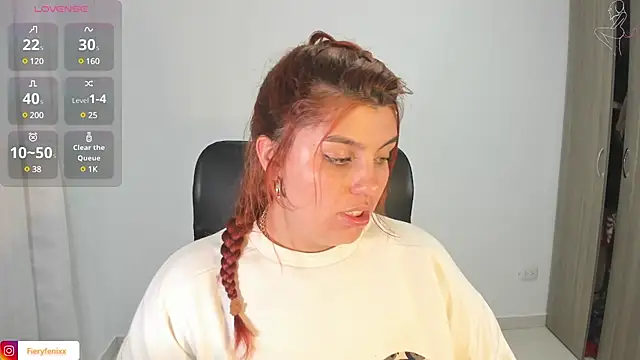 Snapshot of Fieryfenixx chatting on March 9, 2025, 5:00 am Fieryfenixx online show from March 9, 2025, 5:00 am