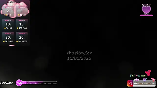 Snapshot of _thaeltaylor chatting on January 17, 2025, 5:41 pm  thaeltaylor online show from January 17, 2025, 5:41 pm