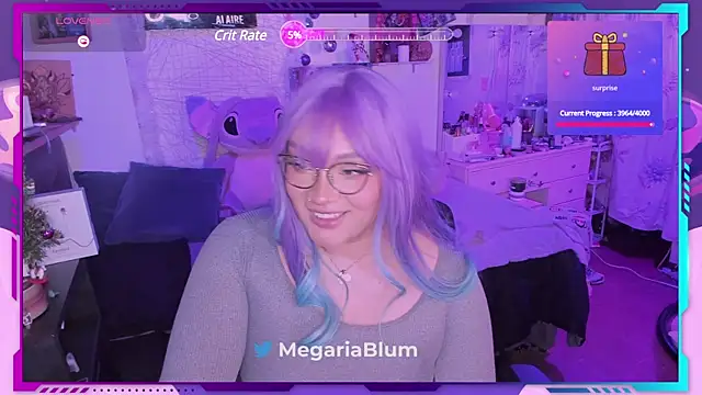 Snapshot of MegariaB chatting on December 15, 2024, 4:07 am MegariaB online show from December 15, 2024, 4:07 am