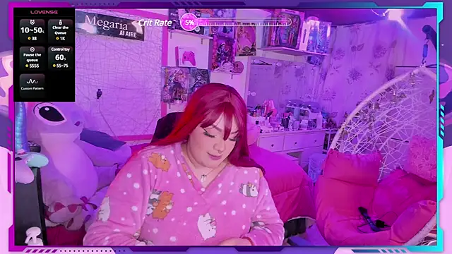 Snapshot of MegariaB chatting on February 19, 2025, 5:05 am MegariaB online show from February 19, 2025, 5:05 am