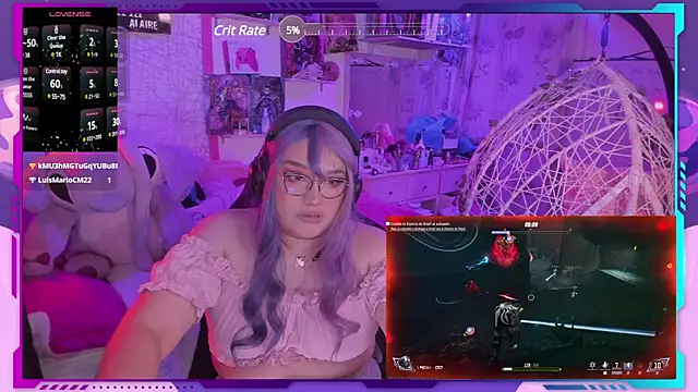 Snapshot of MegariaB chatting on February 27, 2025, 7:44 am MegariaB online show from February 27, 2025, 7:44 am