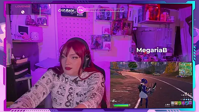 Snapshot of MegariaB chatting on October 19, 2025, 4:24 am MegariaB online show from October 19, 2025, 4:24 am