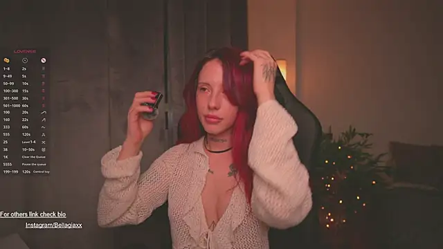 BellaGiaxx online show from January 25, 2025, 4:57 pm