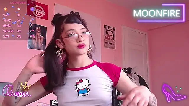 Snapshot of moonfiredancer chatting on January 10, 2026, 2:08 pm moonfiredancer online show from January 10, 2026, 2:08 pm