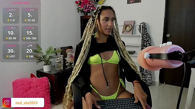 mulata 1ch online show from January 22, 2025, 11:10 pm