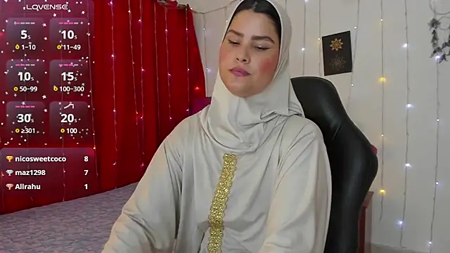 AishaAmin  online show from March 20, 2025, 3:14 pm