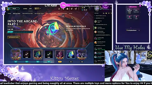 Snapshot of SassyKittyn chatting on December 3, 2024, 6:15 am SassyKittyn online show from December 3, 2024, 6:15 am