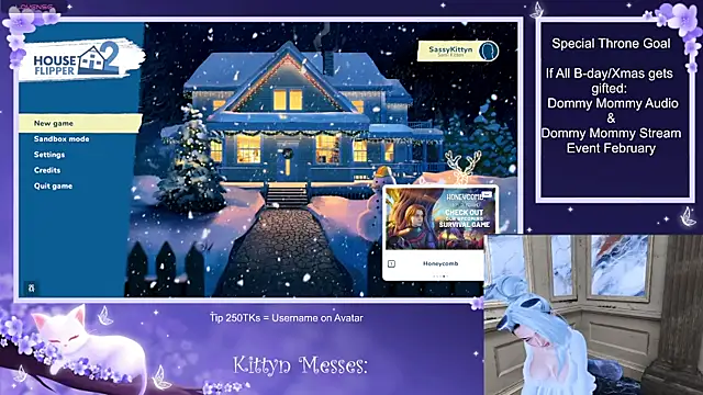 Snapshot of SassyKittyn chatting on December 18, 2024, 6:21 am SassyKittyn online show from December 18, 2024, 6:21 am