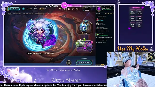 Snapshot of SassyKittyn chatting on January 10, 2025, 6:20 am SassyKittyn online show from January 10, 2025, 6:20 am