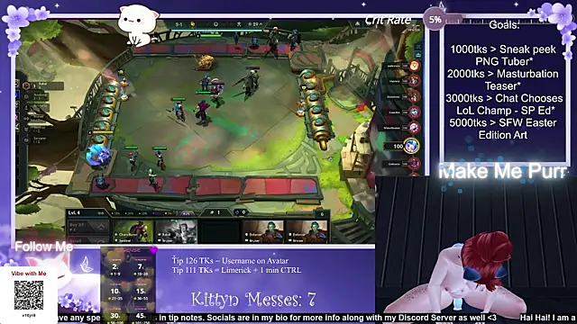 Snapshot of SassyKittyn chatting on March 18, 2025, 8:14 am SassyKittyn online show from March 18, 2025, 8:14 am