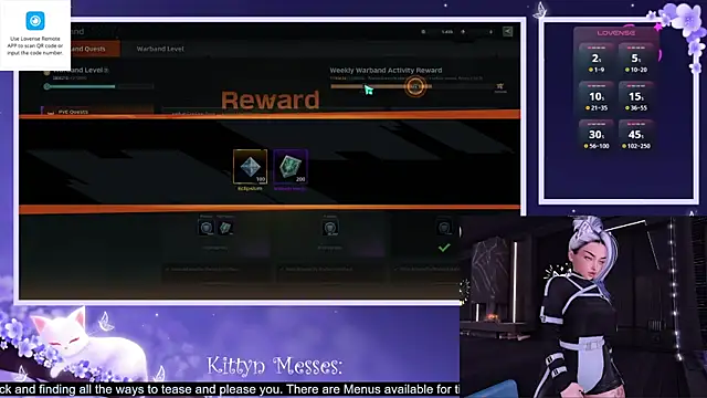 Snapshot of SassyKittyn chatting on November 4, 2025, 6:34 am SassyKittyn online show from November 4, 2025, 6:34 am