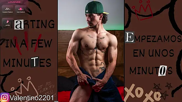 Snapshot of Valentino_Xander chatting on July 19, 2026, 12:58 am Valentino Xander online show from July 19, 2026, 12:58 am
