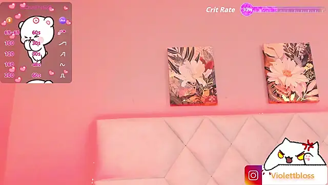 Violettbloss online show from September 24, 2025, 3:21 am