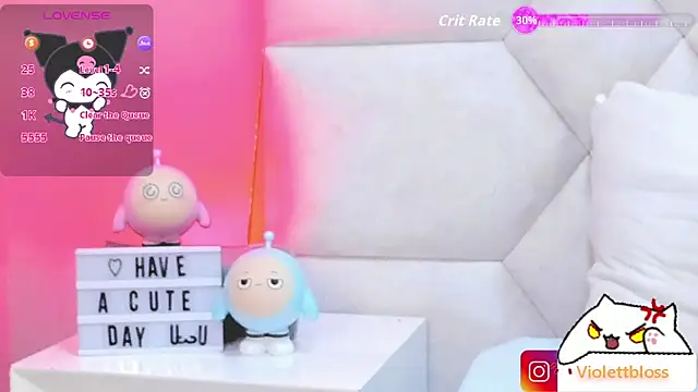 Violettbloss online show from October 8, 2025, 3:26 am