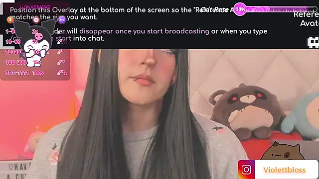 Violettbloss online show from October 15, 2025, 4:12 am