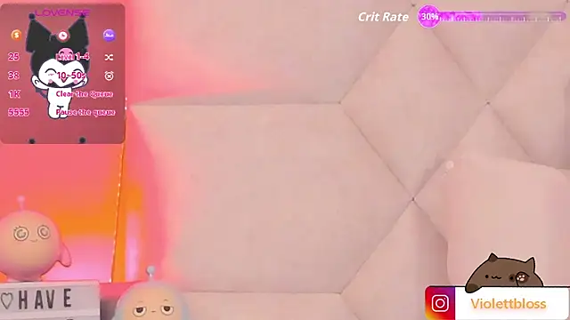 Violettbloss online show from October 16, 2025, 3:18 am