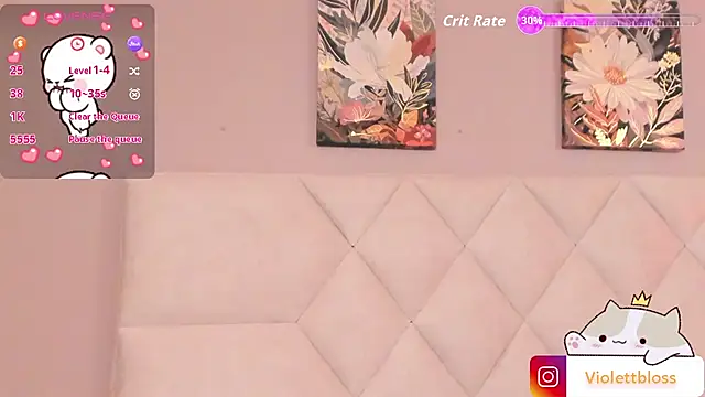 Violettbloss online show from October 25, 2025, 3:25 am