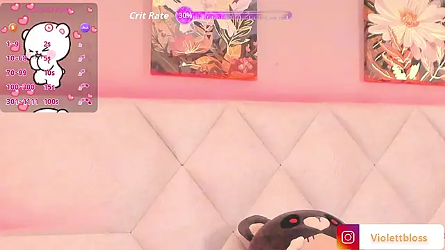 Violettbloss online show from November 13, 2025, 3:38 am