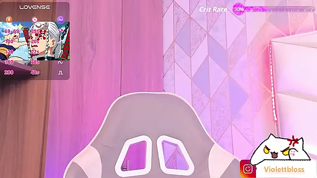 Violettbloss online show from February 7, 2026, 3:43 am