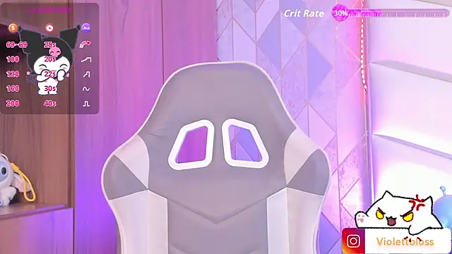 Violettbloss online show from February 21, 2026, 3:29 am