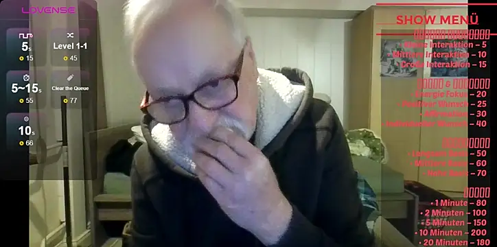 Sammy1660 online show from April 6, 2026, 8:21 pm