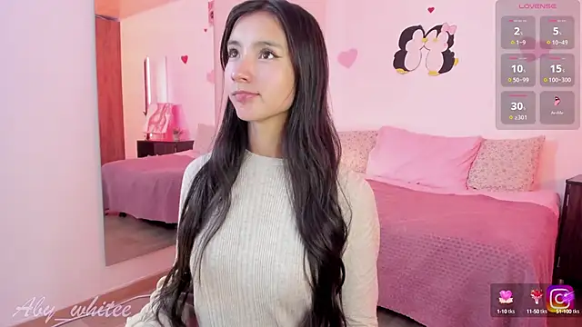 AbyWhitee online show from March 13, 2025, 1:43 am