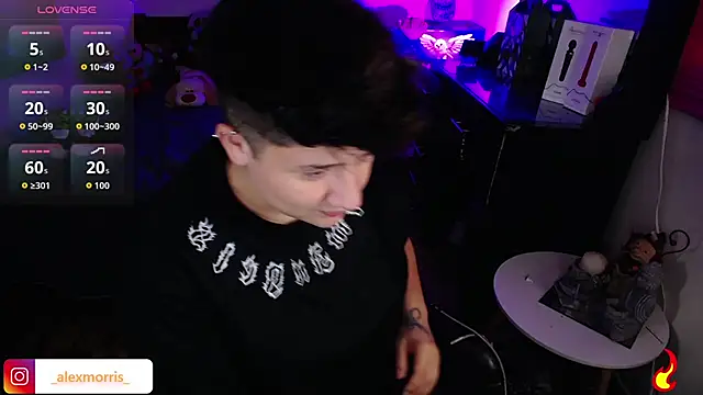  AlexMorris online show from January 17, 2026, 5:45 am