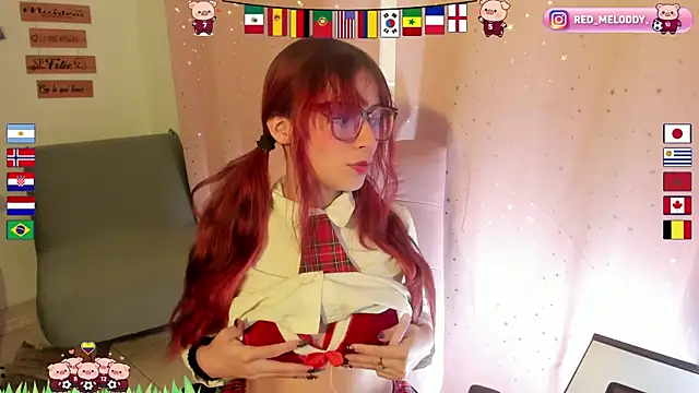RedMeloddy online show from July 9, 2026, 10:36 pm