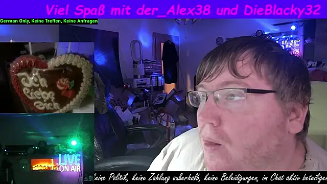 der alex38 online show from September 14, 2025, 6:40 pm
