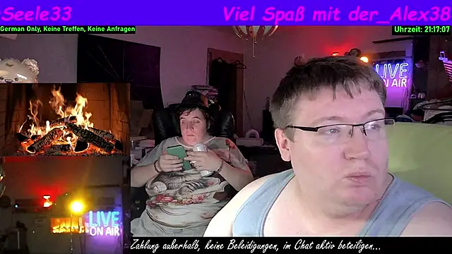 der alex38 online show from April 17, 2026, 7:17 pm