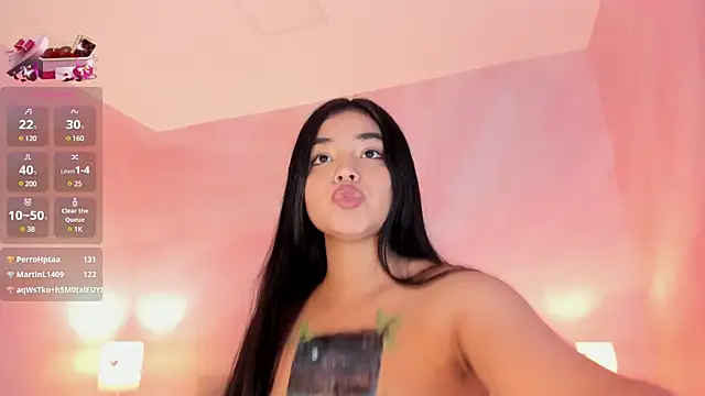 Snapshot of AuroraFiore chatting on March 10, 2025, 1:45 am AuroraFiore online show from March 10, 2025, 1:45 am