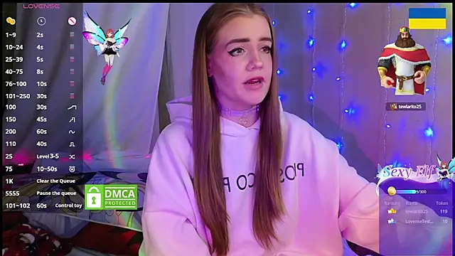 RedVelveten online show from February 23, 2025, 11:25 pm