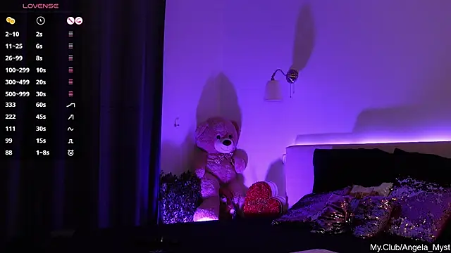 Angela Myst online show from November 15, 2025, 8:55 am