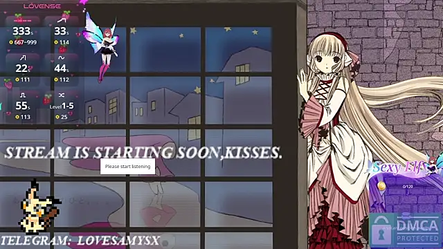 Lovelyamyy online show from April 7, 2026, 1:00 pm