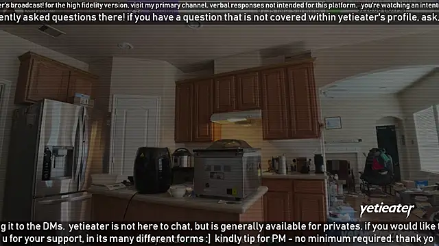 Snapshot of yetieater chatting on December 16, 2024, 6:27 pm yetieater online show from December 16, 2024, 6:27 pm