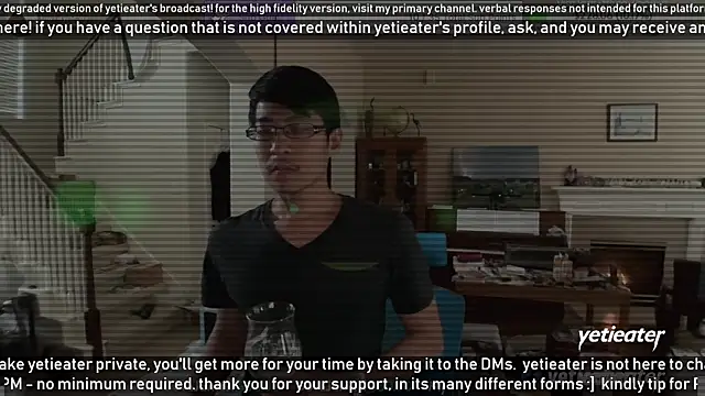 Snapshot of yetieater chatting on January 2, 2025, 9:18 pm yetieater online show from January 2, 2025, 9:18 pm