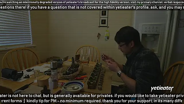 Snapshot of yetieater chatting on January 11, 2025, 10:29 pm yetieater online show from January 11, 2025, 10:29 pm